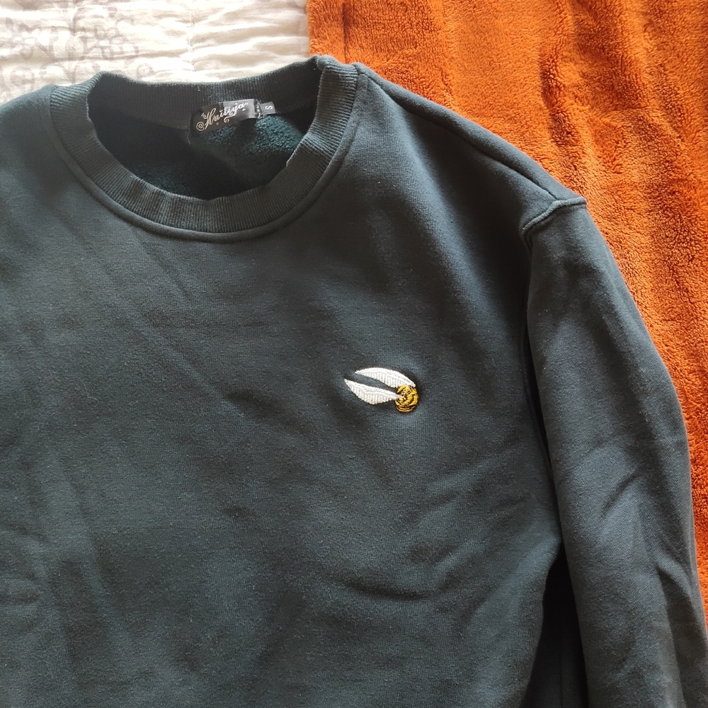 Harry Potter golden snitch Dark green sweatshirt